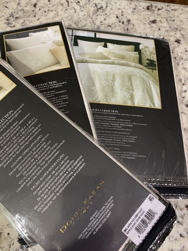 Donna Karan Collection Aura KING Duvet Cover+Two European Shams. Brand New! - Picture 5 of 11