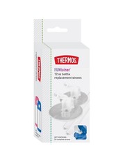 Thermos Funtainer Replacement Straws 6 Total for Bottle Clear F401RS6 12 oz