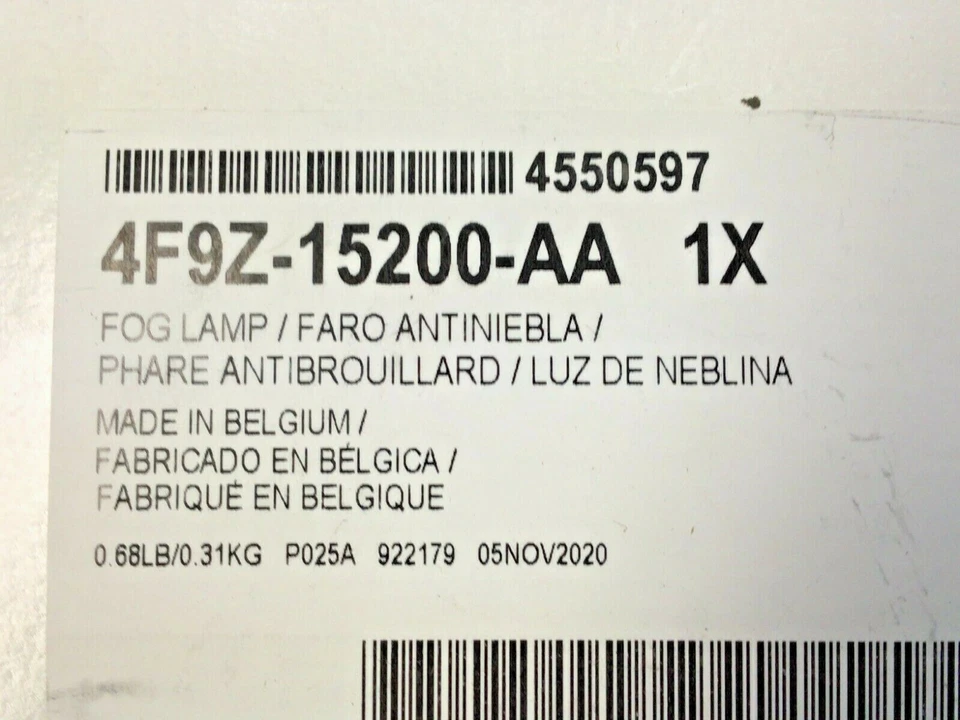 Faro antiniebla delantero izquierdo o derecho Ford Explorer Fusion Mustang Ranger repuesto OEM Foto 3 de 3