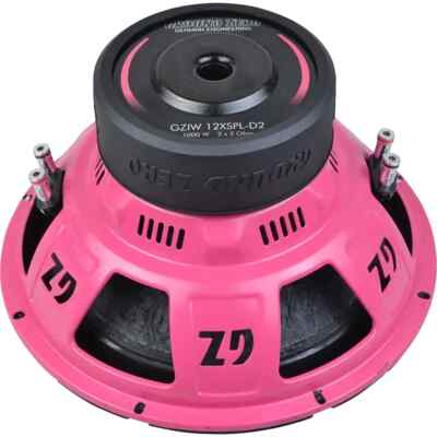 Ground Zero GZIW 12xSPL -D2 Pink  30cm  SPL Subwoofer 2 x 2Ohm 1000 Watt