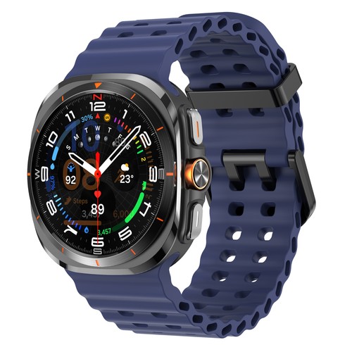 NEW Sport Soft Silicone Band for Samsung Galaxy Watch 7 Ultra 47mm NO Gaps Strap - Picture 36 of 44