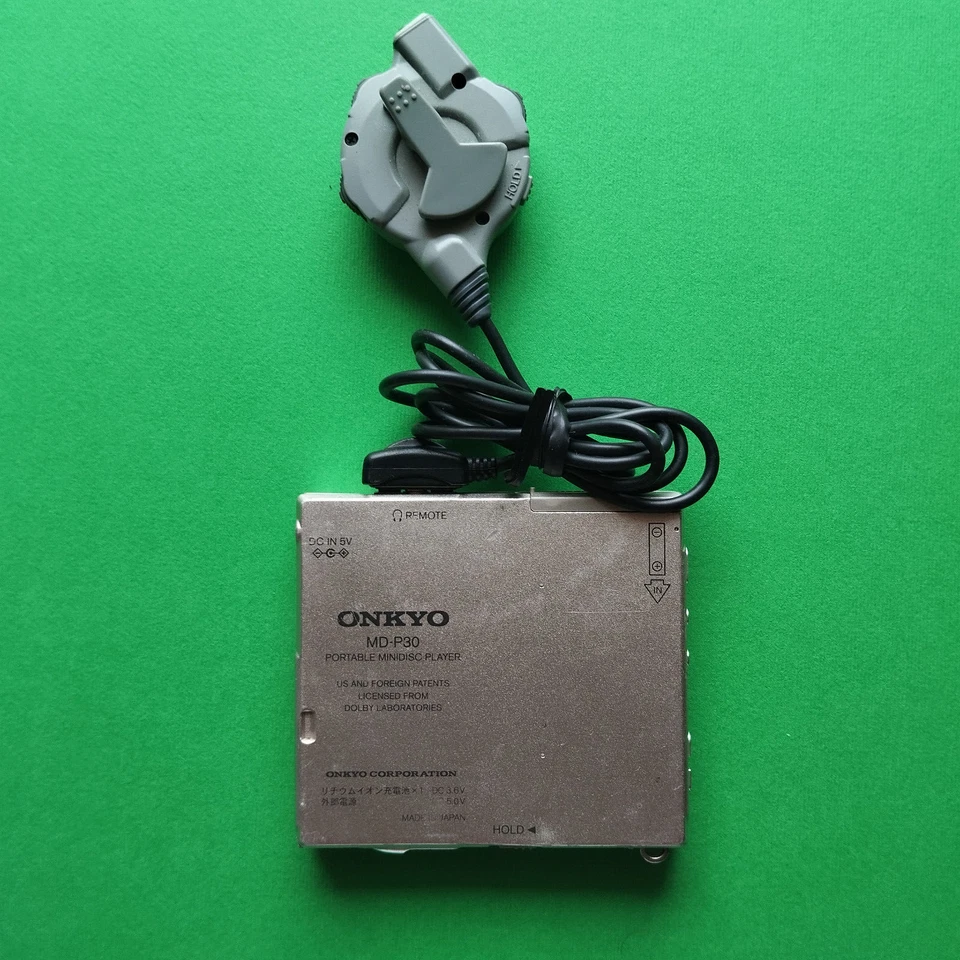Reproductor de minidisco Onkyo MD-P30 - Totalmente funcional - Reproductor + Control remoto + Batería Foto 4 de 4