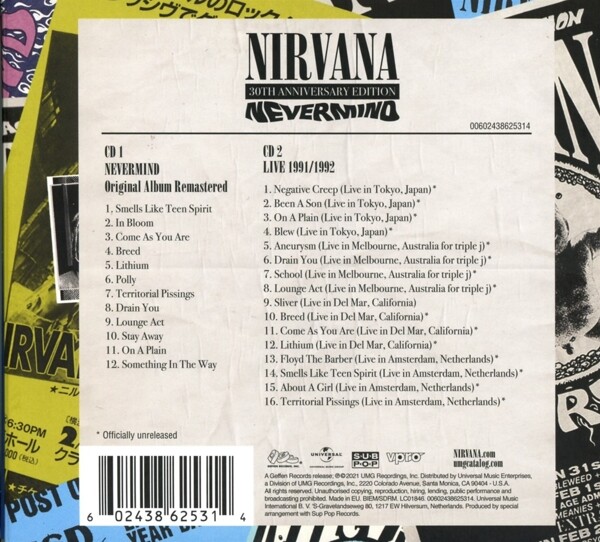 NIRVANA - NEVERMIND-30TH ANNIVERSARY EDITION (2CD DELUXE) 2