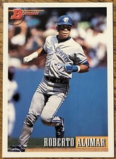 Roberto Alomar 1993 Bowman Card #338 Toronto Blue Jays MLB HOF Free Shipping