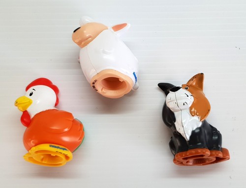 Fisher Price Little People Zoo & Farm Animals Lot Llama Dog Sheep Panda - Picture 5 of 6