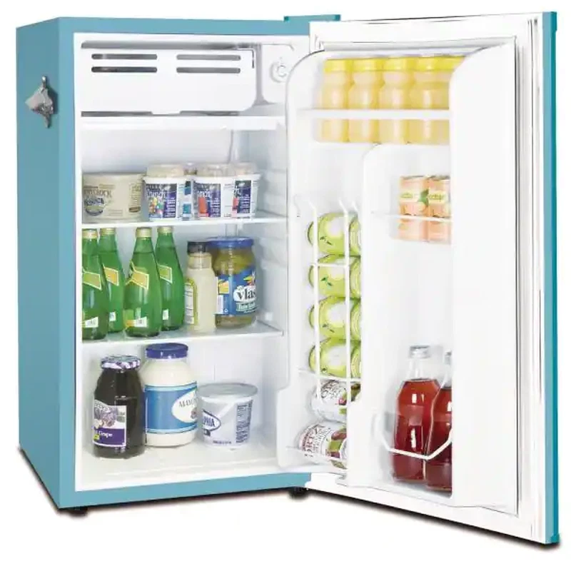 Igloo 3.2-cu ft Standard-depth Freestanding Mini Fridge Freezer Compartment  (Stainless Steel) ENERGY STAR in the Mini Fridges department at