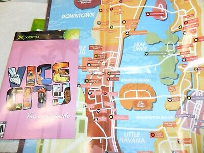 Grand Theft Auto Vice City and GTA 3 The Xbox Collection CIB Complete Map  Manual 710425292842