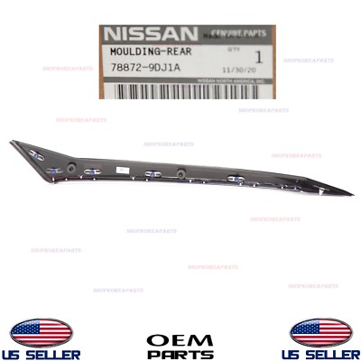 Genuine Rear Fender Garnish Molding RIGHT Passenger Side OEM