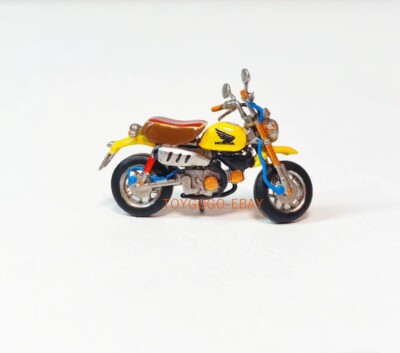 3D PRINT 1/64 motorcycle Monkey z50j yellow color fit 1:64 car