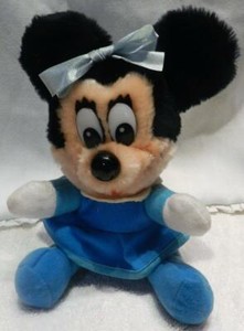 Vintage Disney Mickey S Chrstmas Carol 6 Peluche Minnie Mouse Ebay