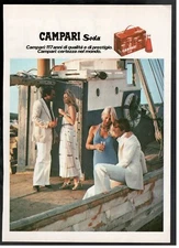 BITTER CAMPARI SODA 117 YEARS OF QUALITY Advertising 1977 original 1 page