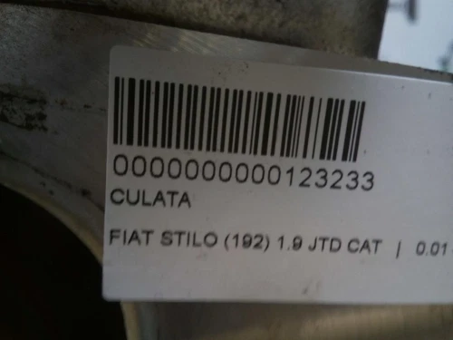 0071749623 Culata para FIAT STILO (192) * 123233 - Imagen 5 de 5