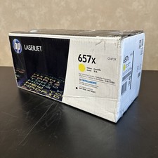 HP 657X High Yield Yellow Original LaserJet Toner Cartridge, CF472X