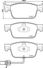 Brembo Bremsbelagsatz Vorne Teves-System für Audi A5 Cabrio Sportback ab 15->