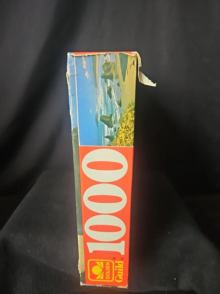 Vintage Golden Guild 1000 Piece Puzzle Bandon Beach Oregon Factory Sealed - Изображение 2 из 4