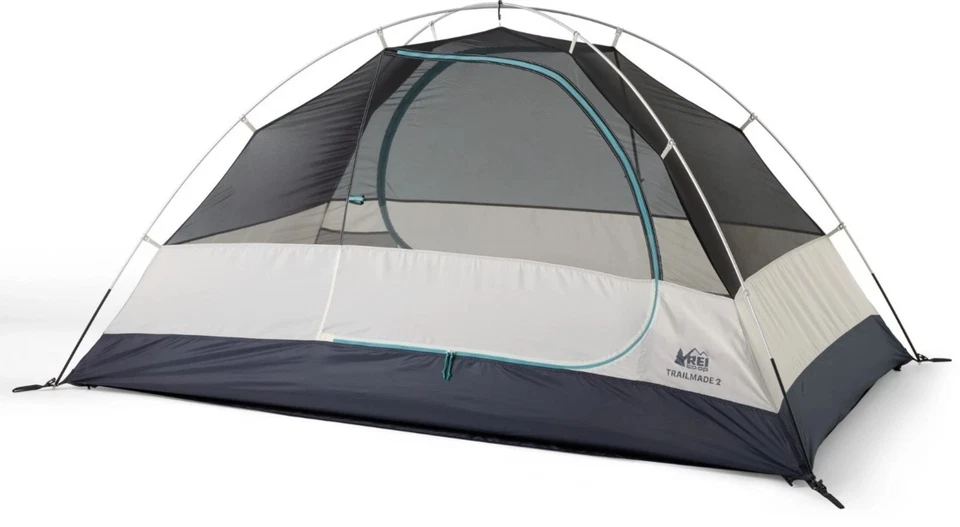 NUEVO REI Trailmade Mochilero 2 Personas 3 Temporadas Paquete en Color Verde azulado Mineral Foto 3 de 4