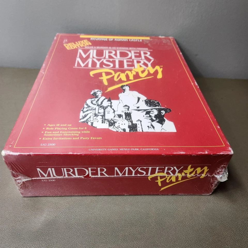 Juego de fiesta de misterio de asesinato de colección Revenge of Konan Castle 1987 juegos universitarios Foto 4 de 4