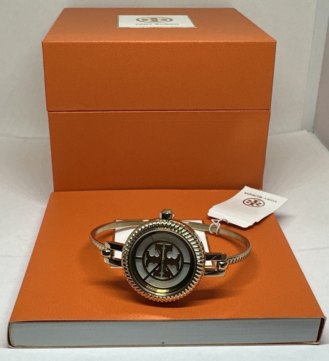 Tory Burch Reva TBW4029 Women Gold Tone Stainless Steel Analog