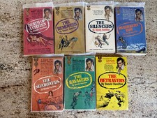 Matt Helm Books (7 of 1st 10 ) Lot Donald Hamilton  Gold Medal Spy PB 60s