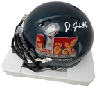 Devonta Smith Signed Philadelphia Eagles Super Bowl LIX Mini Helmet Fanatics 353