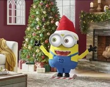 NEW 3.5 ft Animated LED Holiday Bob Minion Despicable Me Home Depot Christmas