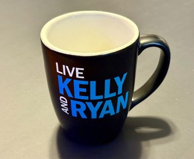 Live with Kelly & Ryan Black Coffee Mug 12oz Talk Show Memorabilia Gift