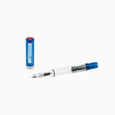 EF nib - New TWSBI ECO Edition Fountain Pen - Transparent Blue