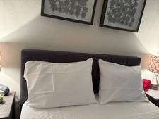 Hotel Quality Standard size Pillow cases Pair 2 Pcs 100 cotton
