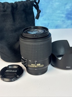 Nikon Nikkor 55-200mm f/4.0-5.6 AF-S DX G ED Lens - Black
