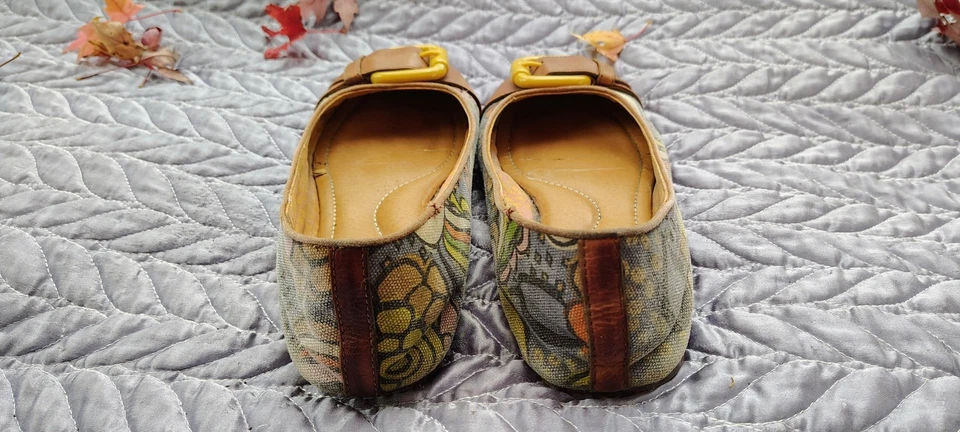 Женские кожаные балетки Fossil разноцветные 9 1/2 - Изображение 4 из 4