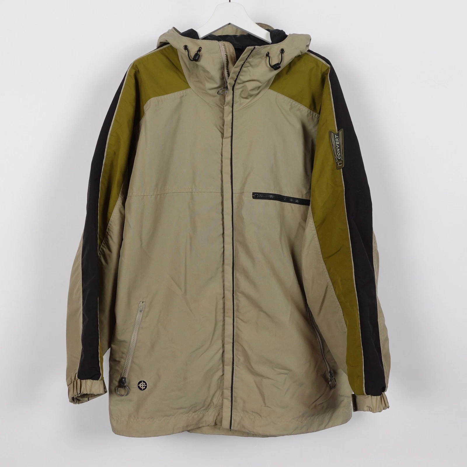 Vintage Columbia Men's Convert Ski Jacket Snowboard Avacado Y2K 2000s Hood Large