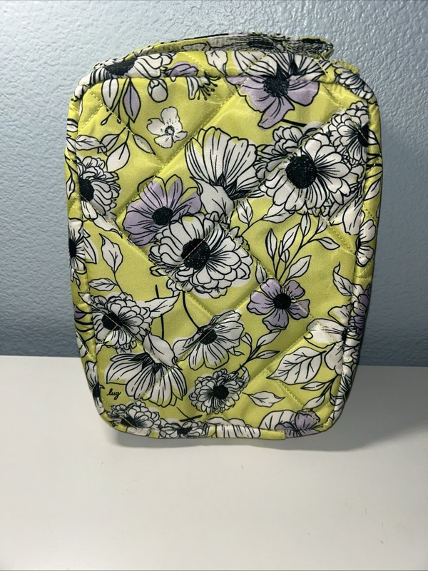 Lug Wingback Gardenia Hanging Toiletry Cosmetic Travel Bag Floral Organizer 
