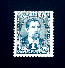Sello PARAGUAY - 1901 Presidente Juan Bautista Egusquiza Sn 68 Como Nuevo Como está r59