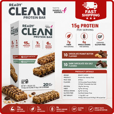 Ready Protein Bar, Variety Pack, 20 ct. Gluten-Free  Non-GMO
