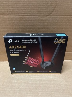 TP-Link Archer TXE75E AXE5400 WiFi 6E PCIe Adapter Bluetooth 5.3 Latest Wi-Fi 6E