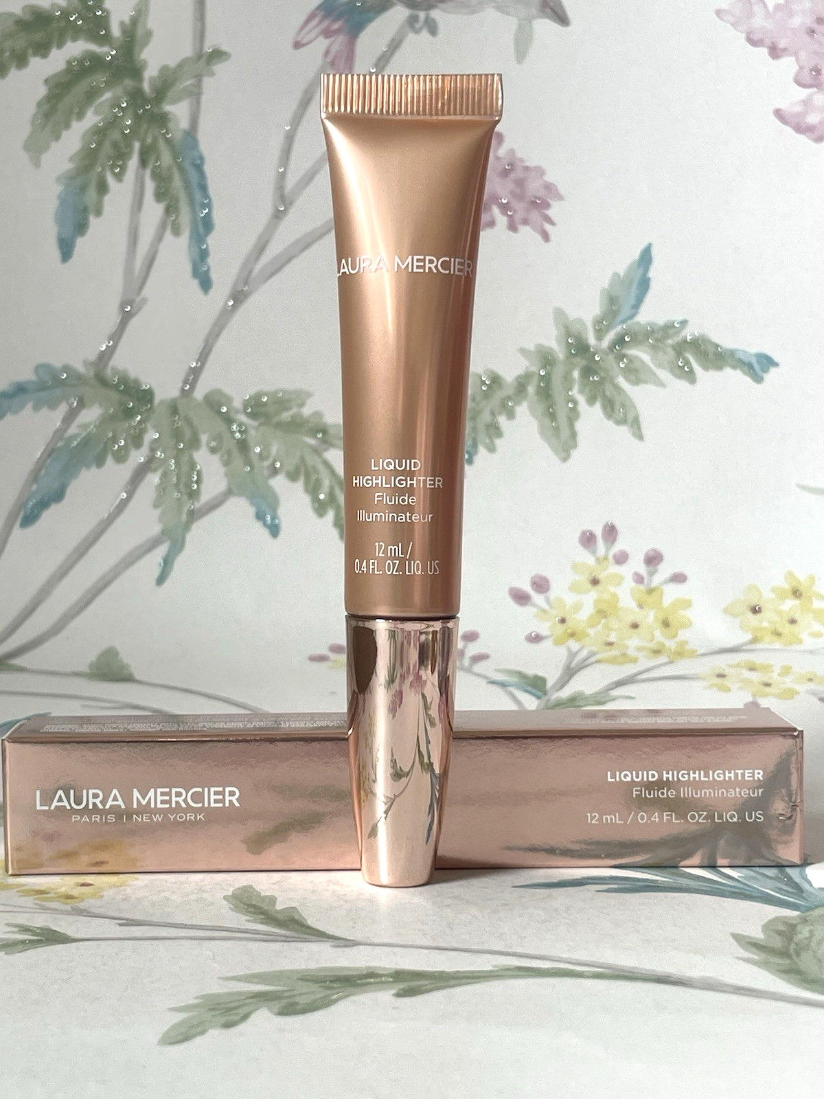 Laura Mercier Liquid Highlighter Rose Glow Champagne Pink Illuminator 12ml