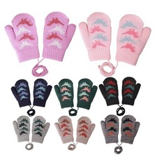 Children Toddlers Mittens Winter Mittens Unisex Snow Mittens Warmer 8 Color