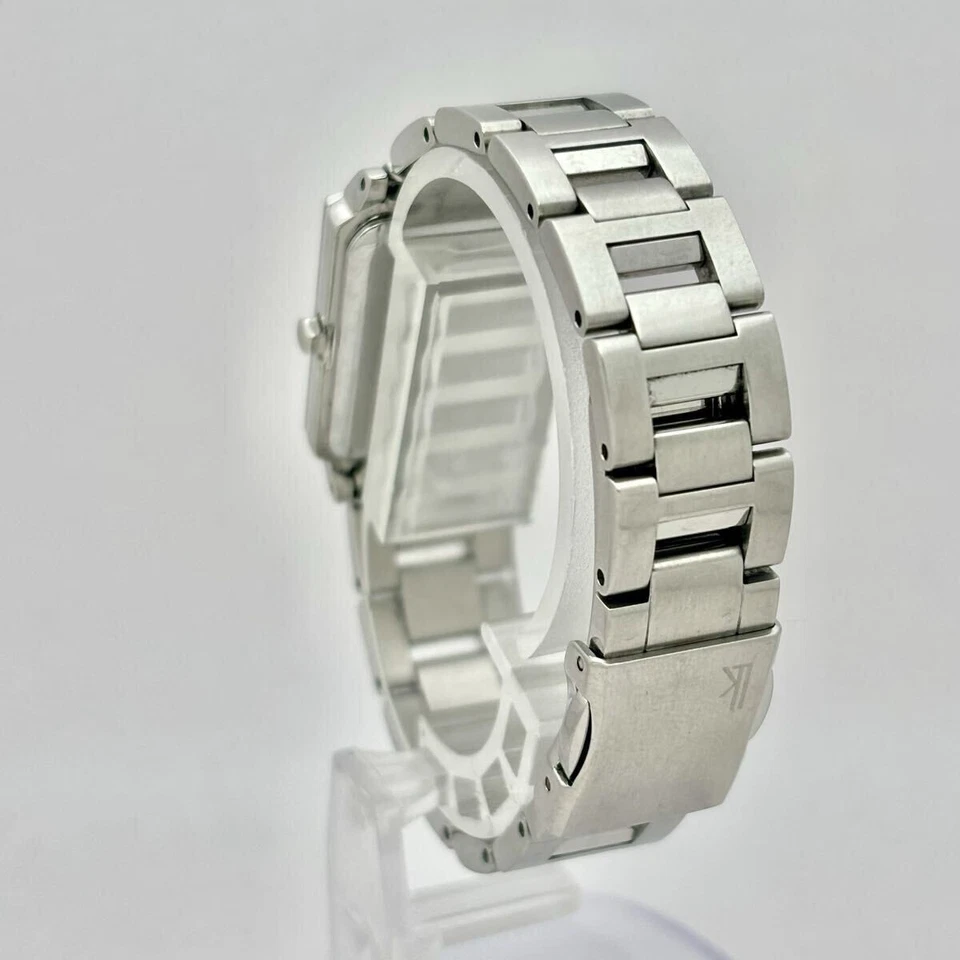 Reloj de vestir de cuarzo rectangular plateado Japón SEIKO LUKIA 1N01-0JP0 para mujer Foto 3 de 4