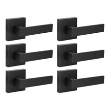 6 Pack Heavy Duty Dummy Door Handle Door Leversets, Dummy Lever, Single Sided...