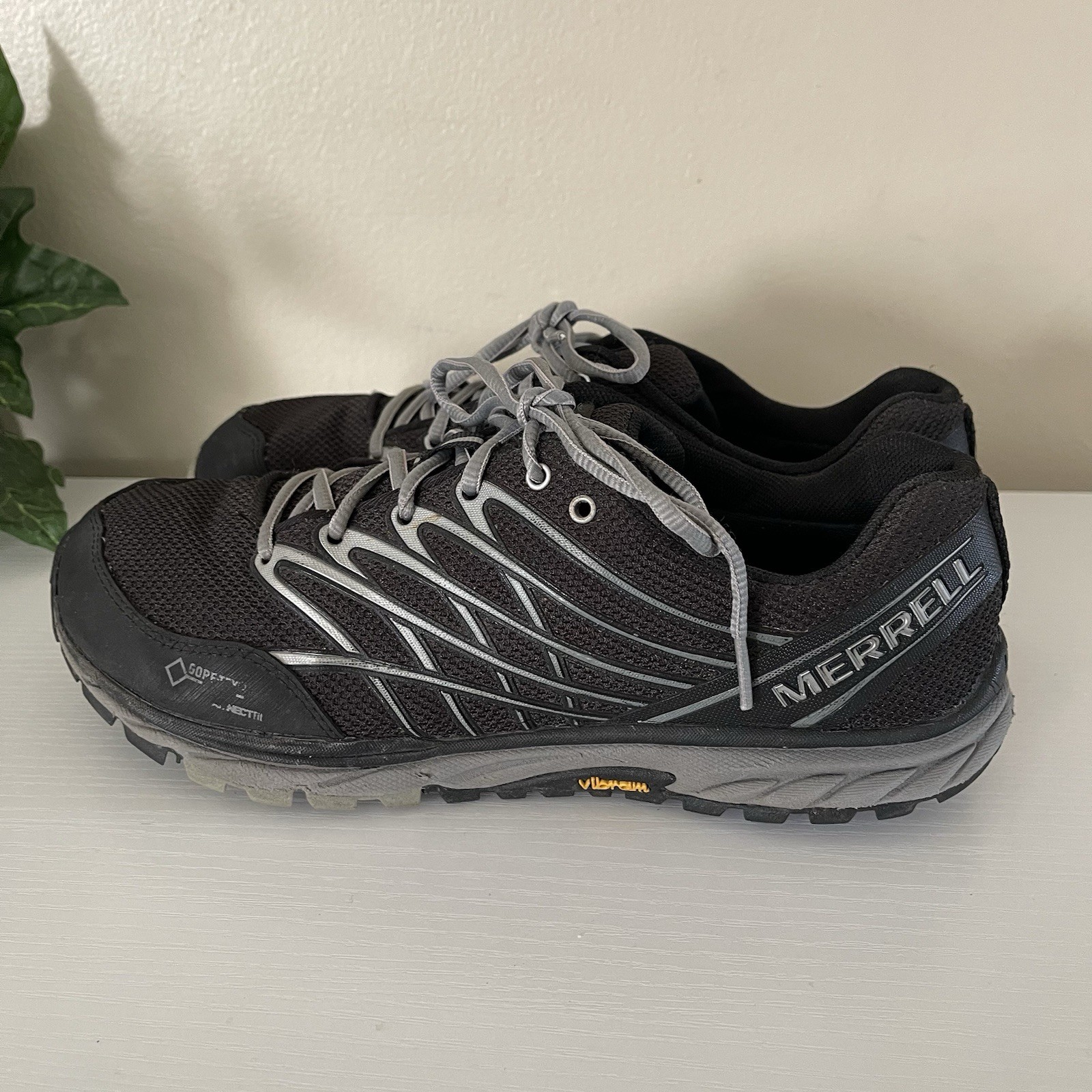 Scarpe da trekking Merrell Bare Access GTX donna trail running 10 nero grigio argento