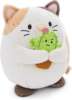 NICI MYMOCHI Kuscheltier Katze Angy 27 cm mit Kaktus, Flauschiges Stofftier zum 