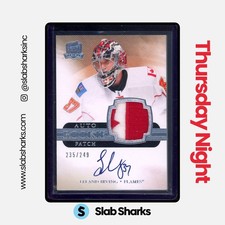 2011 UPPER DECK THE CUP #113 LELAND IRVING ROOKIE PATCH AUTO RC /249