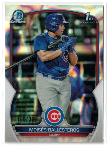 2023 1st Bowman LAVA Refractor RC Moises Ballesteros #BCP-11! Cubs! Rookie! /399 - Picture 1 of 2