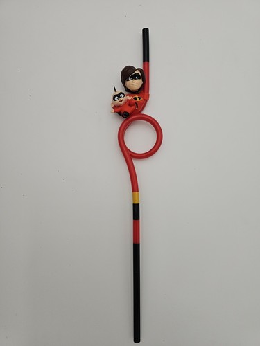 Disney Disneyland DCA Incredicoaster Jack Jack Sipper Cup w/ Elastigirl Straw - Picture 3 of 5