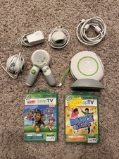 LeapFrog LeapTV Educational Gaming System BUNDLE - Working w/ 2 Games Camera