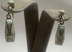Lucie Zuni Sterling And Opal Inlay Drop Earrings and necklace set — photo 5