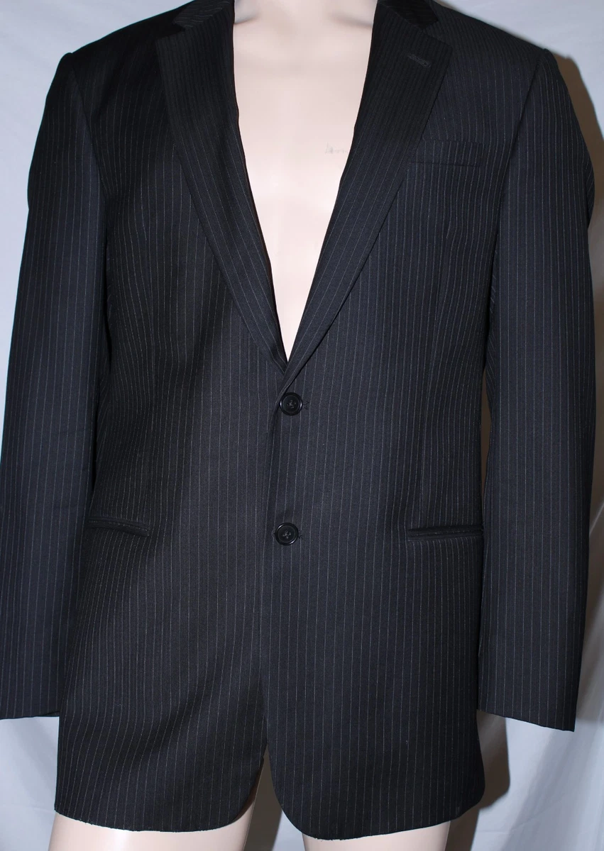 Armani Collezioni Black Striped Suits & Blazers for Men for sale