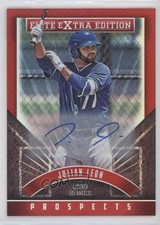 2015 Panini Elite Extra Edition Prospects Auto Julian Leon #149 Auto s3g
