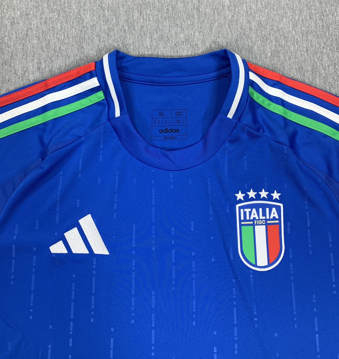 adidas イタリア代表 ユニフォーム 青 Ｌ( USサイズ) adidas イタリア代表 ホーム レプリカユニフォーム ブルー