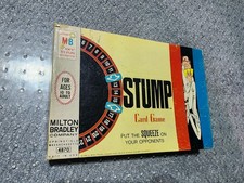 Milton Bradley STUMP Card Game Vintage 1968 Complete